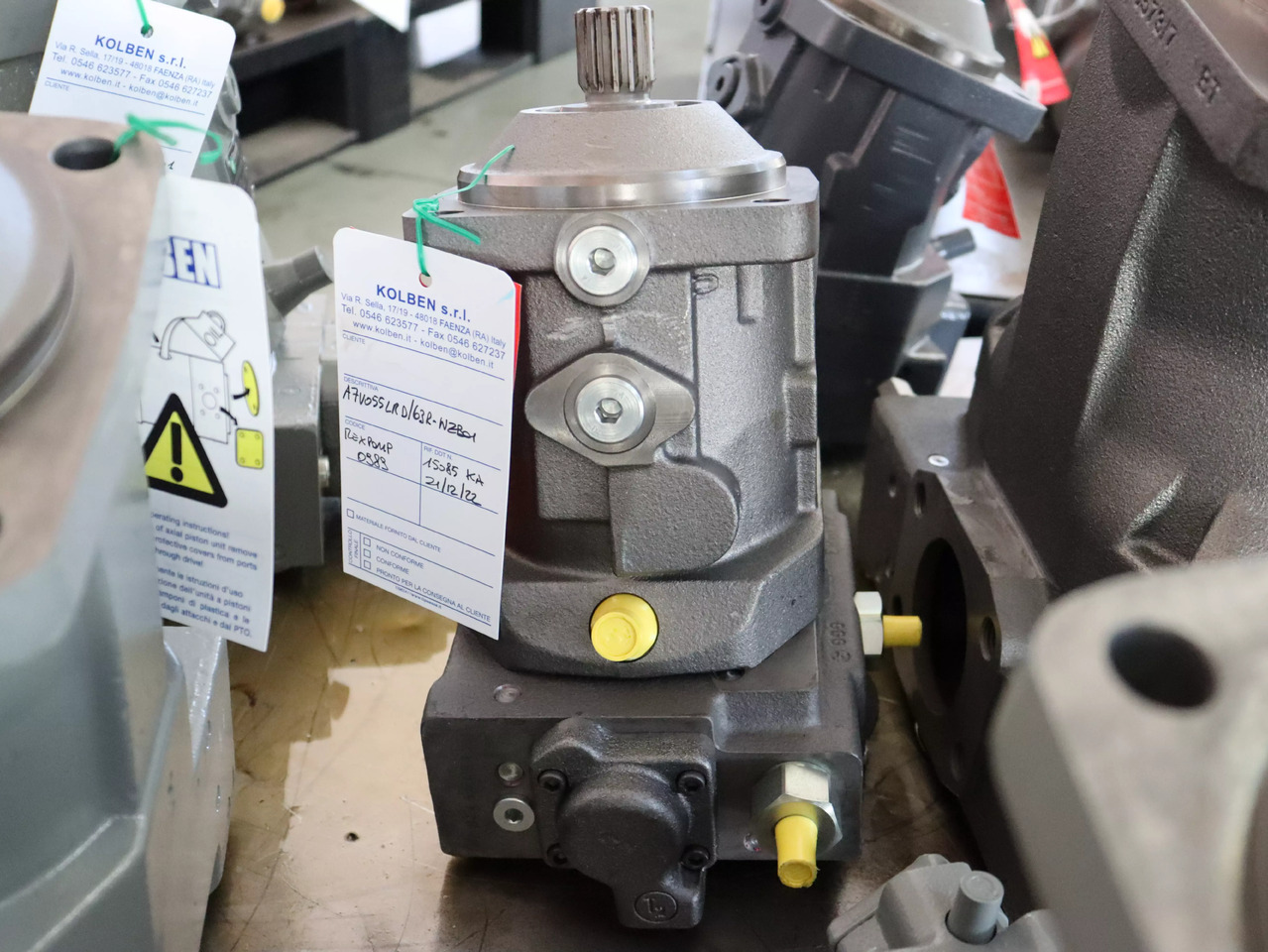 REXROTH A7VO55LRD/63R-NZB01 - Bomba hidráulica por Máquina de construção: foto 2 REXROTH A7VO55LRD/63R-NZB01 - Bomba hidráulica por Máquina de construção: foto 2