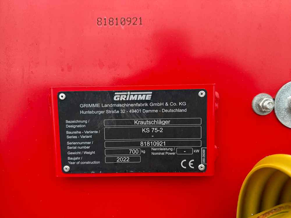 Grimme KS 75-2 - Colheitadeira: foto 2 Grimme KS 75-2 - Colheitadeira: foto 2