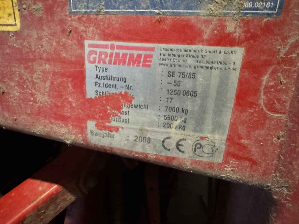 Grimme SE-85-55-UB - Colheitadeira: foto 2 Grimme SE-85-55-UB - Colheitadeira: foto 2