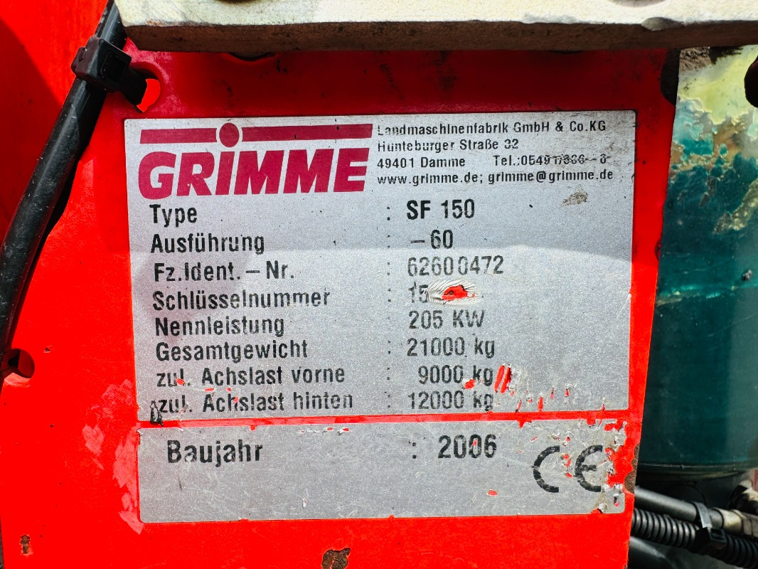 Grimme SF-150-60-UB - Colheitadeira de batatas: foto 2 Grimme SF-150-60-UB - Colheitadeira de batatas: foto 2