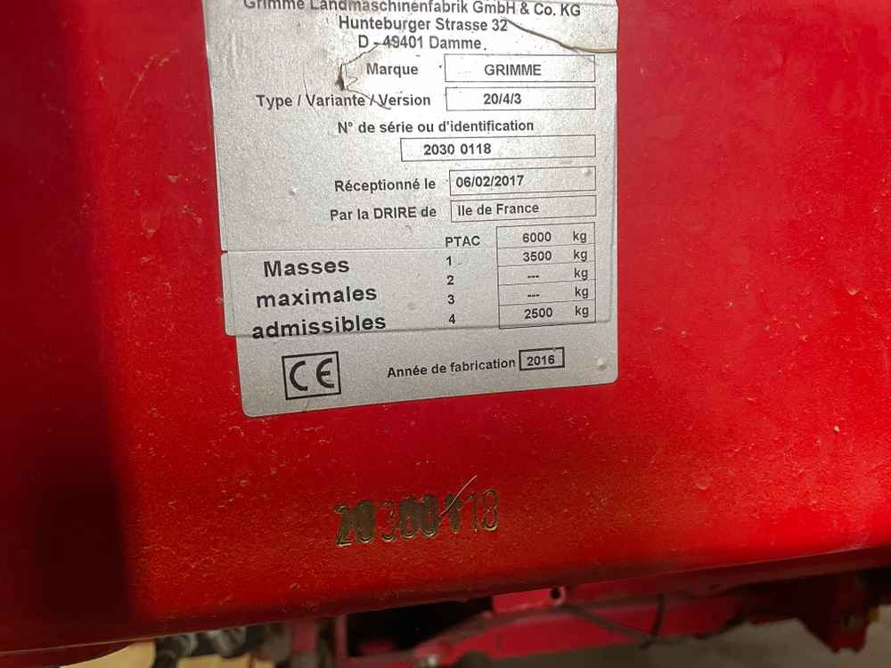 Grimme GB 330 - Colheitadeira: foto 5 Grimme GB 330 - Colheitadeira: foto 5