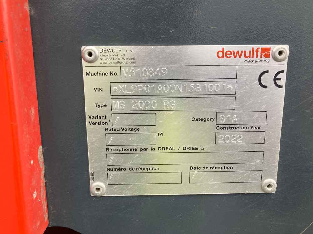Dewulf Dewulf, MS 2000 RS, 2 Row, Trailed, Belt, Potato Planter - Colheitadeira: foto 5 Dewulf Dewulf, MS 2000 RS, 2 Row, Trailed, Belt, Potato Planter - Colheitadeira: foto 5