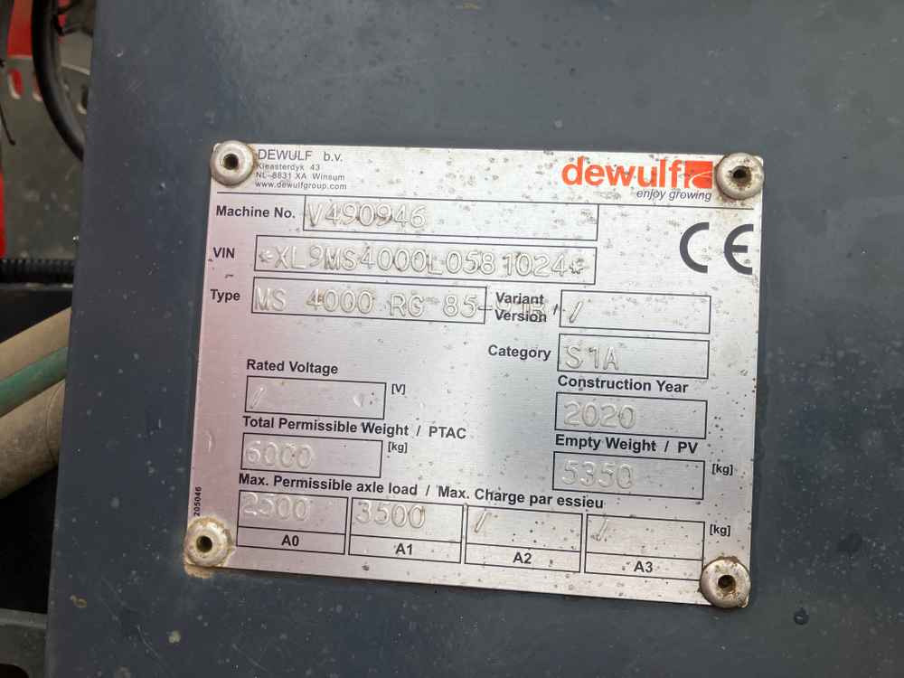 Dewulf Dewulf, MS4000, 4 Row, Trailed, Belt, Potato Planter - Colheitadeira: foto 2 Dewulf Dewulf, MS4000, 4 Row, Trailed, Belt, Potato Planter - Colheitadeira: foto 2