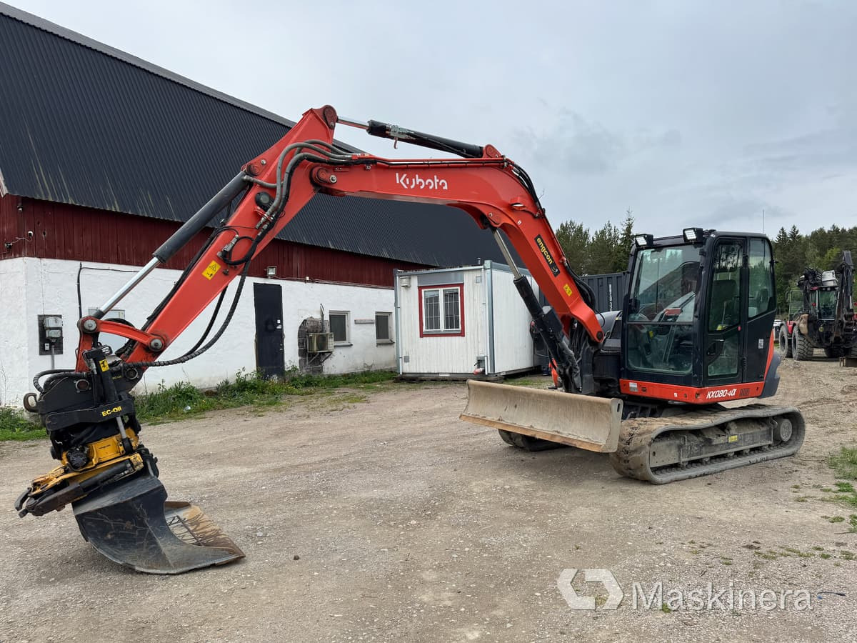 Grävmaskin Kubota KX 080-4 - Escavadora de rastos: foto 1 Grävmaskin Kubota KX 080-4 - Escavadora de rastos: foto 1