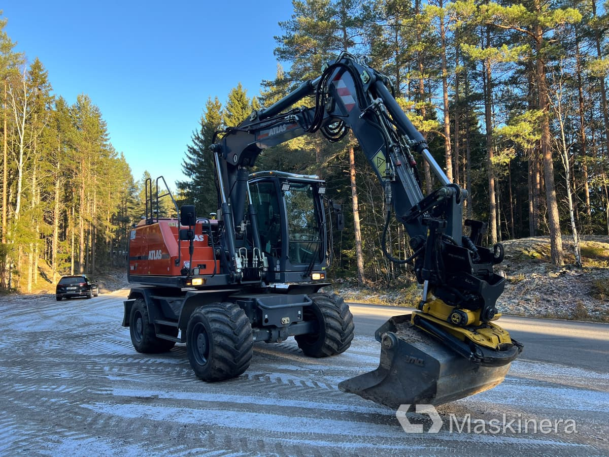 Hjulgrävare Atlas 160 W med grävsystem - Escavadora de rastos: foto 3 Hjulgrävare Atlas 160 W med grävsystem - Escavadora de rastos: foto 3