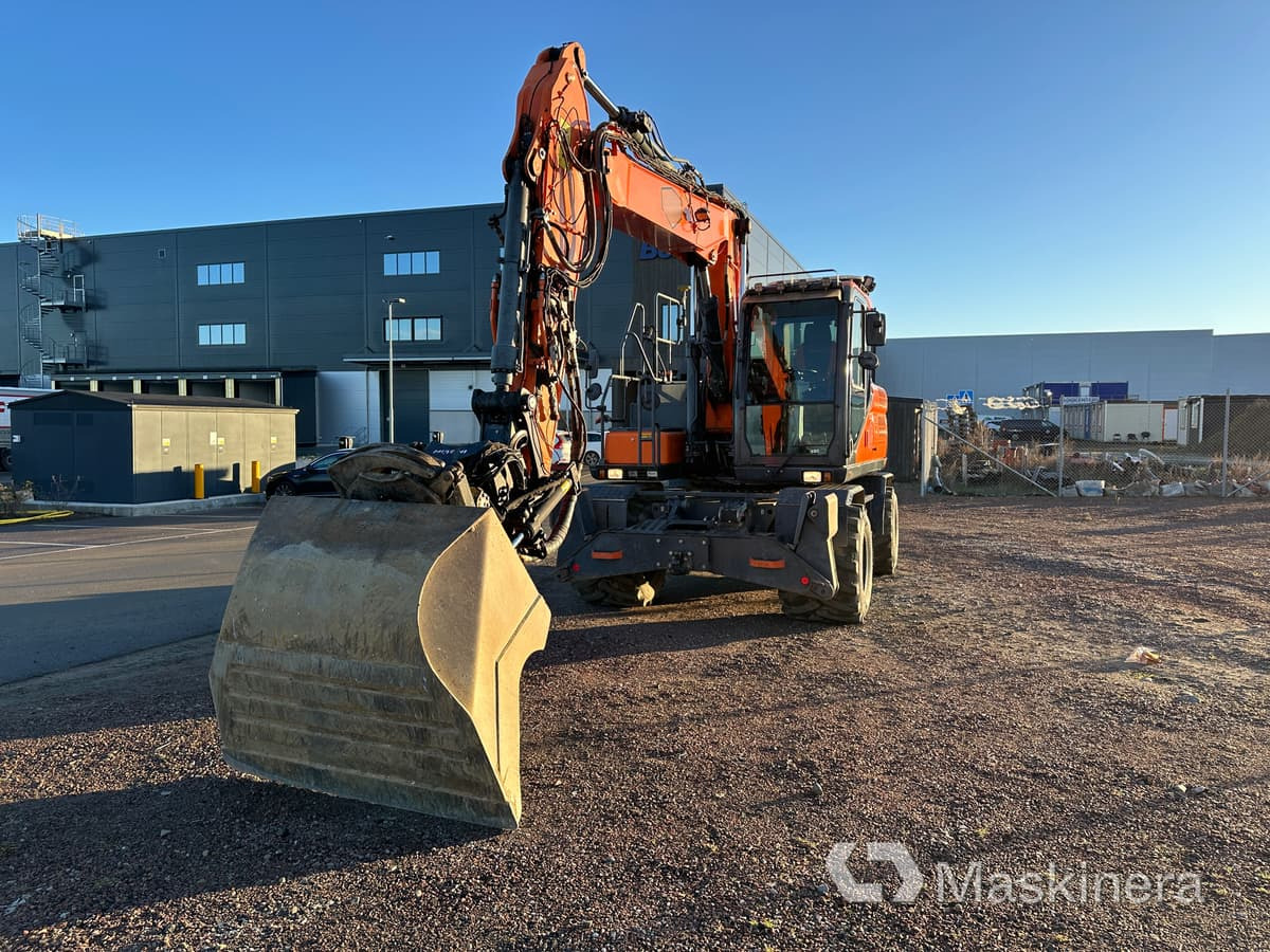 Hjulgrävare Doosan DX160W-5 - Escavadora de rastos: foto 2 Hjulgrävare Doosan DX160W-5 - Escavadora de rastos: foto 2