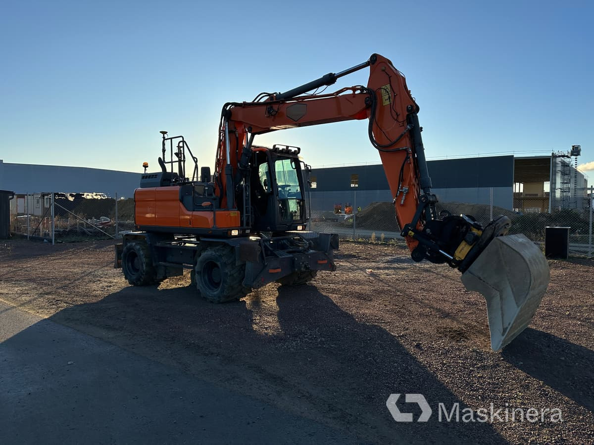 Hjulgrävare Doosan DX160W-5 - Escavadora de rastos: foto 3 Hjulgrävare Doosan DX160W-5 - Escavadora de rastos: foto 3