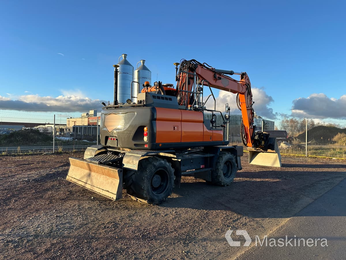 Hjulgrävare Doosan DX160W-5 - Escavadora de rastos: foto 5 Hjulgrävare Doosan DX160W-5 - Escavadora de rastos: foto 5