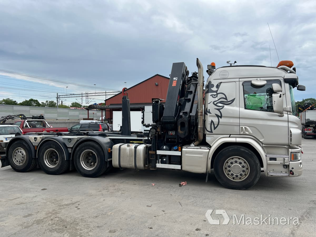 Kranväxlare Scania P410 8x4 - Camião polibenne, Camião grua: foto 4 Kranväxlare Scania P410 8x4 - Camião polibenne, Camião grua: foto 4