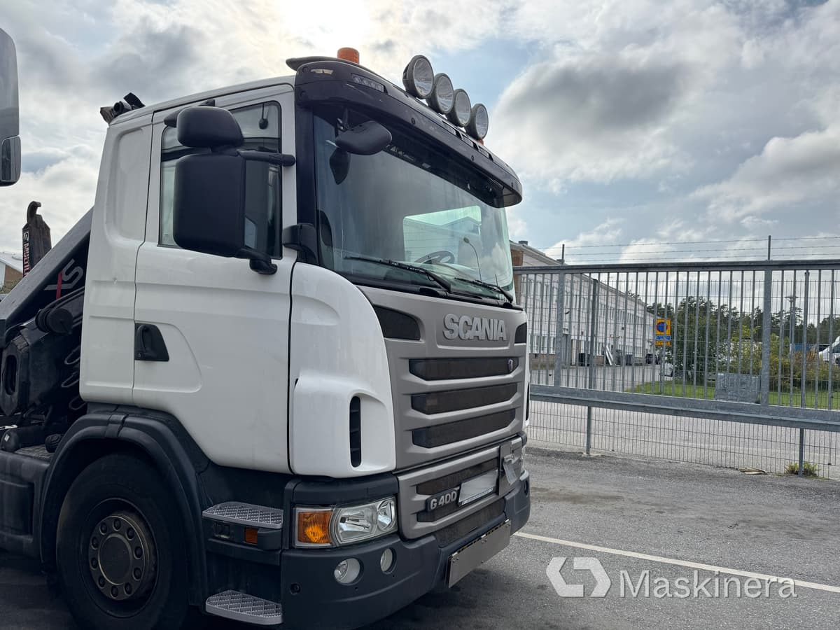 Lastväxlare Scania G400LB8X4*4HNA med HIAB kran - Camião polibenne, Camião grua: foto 4 Lastväxlare Scania G400LB8X4*4HNA med HIAB kran - Camião polibenne, Camião grua: foto 4