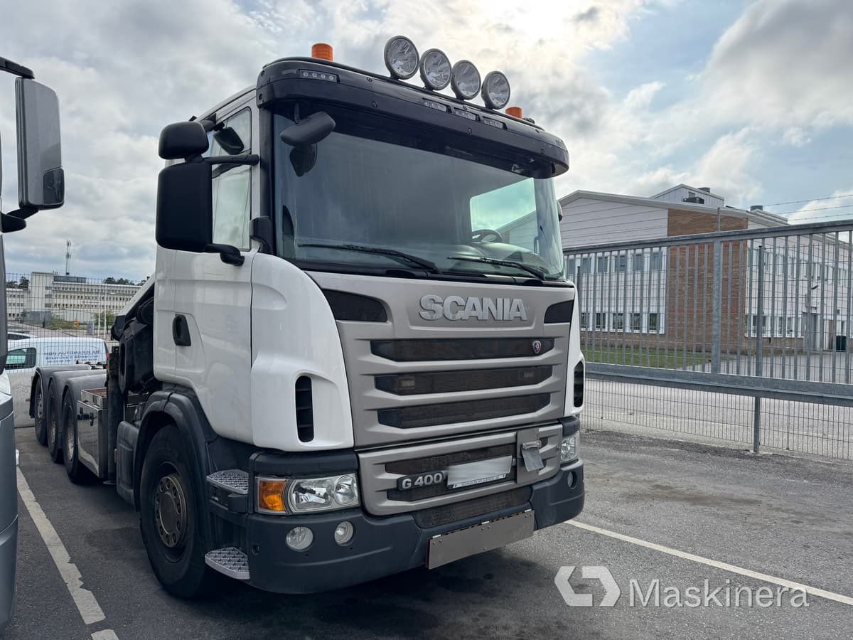 Lastväxlare Scania G400LB8X4*4HNA med HIAB kran - Camião polibenne, Camião grua: foto 3 Lastväxlare Scania G400LB8X4*4HNA med HIAB kran - Camião polibenne, Camião grua: foto 3