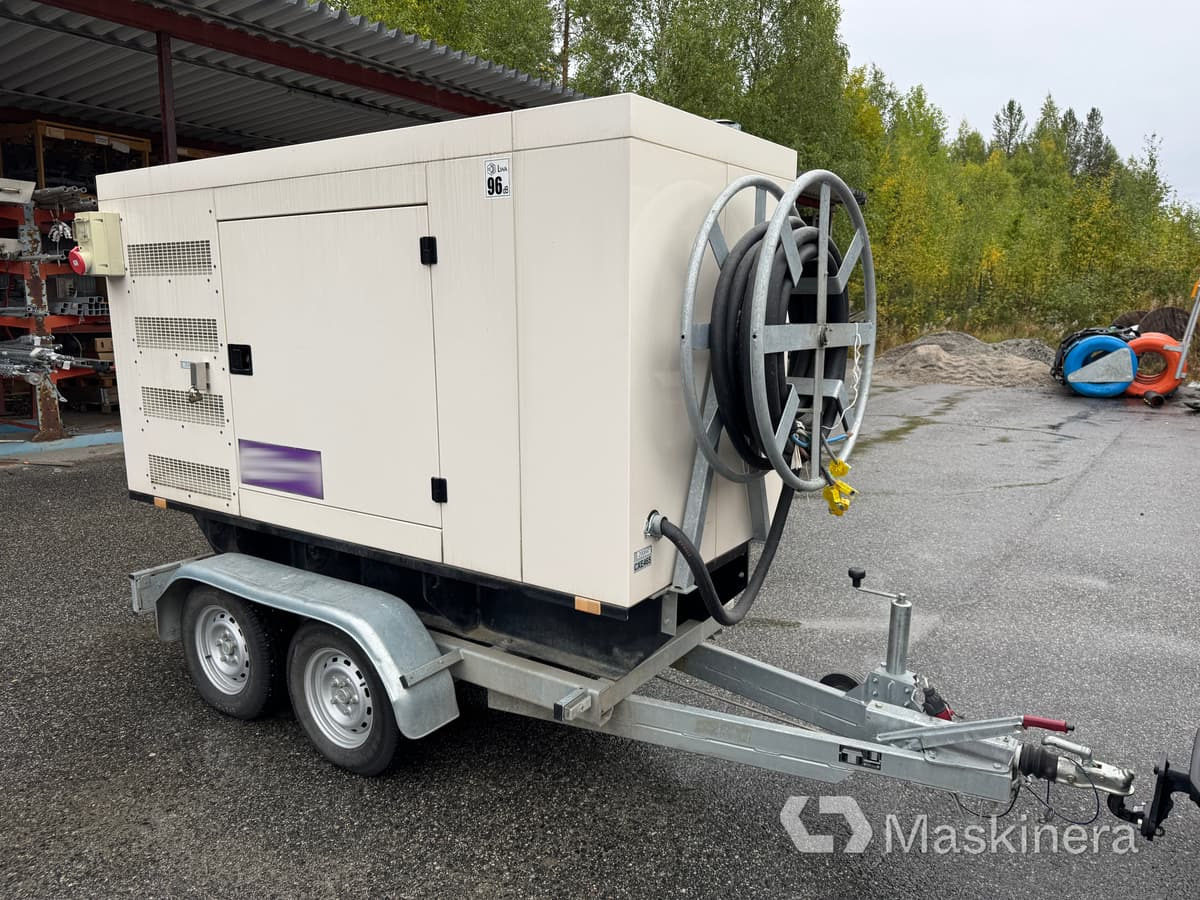 Gerador elétrico Rekotrailer FCP24-2060 Mobilt elverk 100kVA, Skandinaviska kraftprodukter (Repobjekt): foto 1