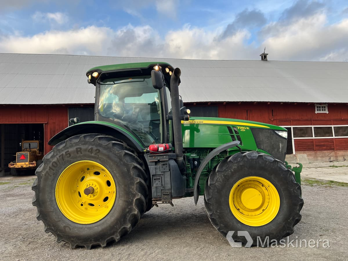 Traktor John Deere 7280R med dubbelmontage & GPS - Trator: foto 4 Traktor John Deere 7280R med dubbelmontage & GPS - Trator: foto 4