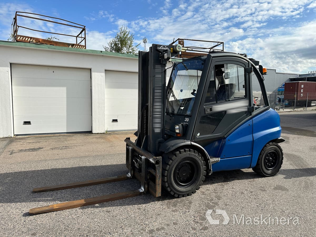 Truck Linde H50D Triplex - Empilhadeira a diesel: foto 1 Truck Linde H50D Triplex - Empilhadeira a diesel: foto 1