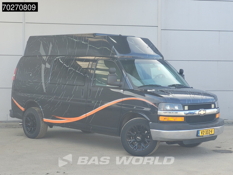 Chevrolet Chevy Van 6.0L V8 MARGE LPG Chevy Van Camper Basis APK 10-2025 GMC Savana 230V aansluiting Airco Camera Cruise 8m3 Airco Trekhaak Cruise c - Furgão compacto: foto 3 Chevrolet Chevy Van 6.0L V8 MARGE LPG Chevy Van Camper Basis APK 10-2025 GMC Savana 230V aansluiting Airco Camera Cruise 8m3 Airco Trekhaak Cruise c - Furgão compacto: foto 3