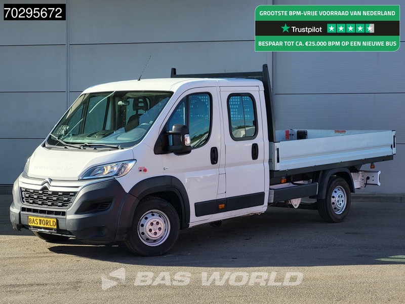 Citroën Jumper 140PK Open Laadbak Dubbel Cabine Airco Euro6 Pritsche Pickup Open Box Airco - Carrinha de caixa aberta: foto 1 Citroën Jumper 140PK Open Laadbak Dubbel Cabine Airco Euro6 Pritsche Pickup Open Box Airco - Carrinha de caixa aberta: foto 1