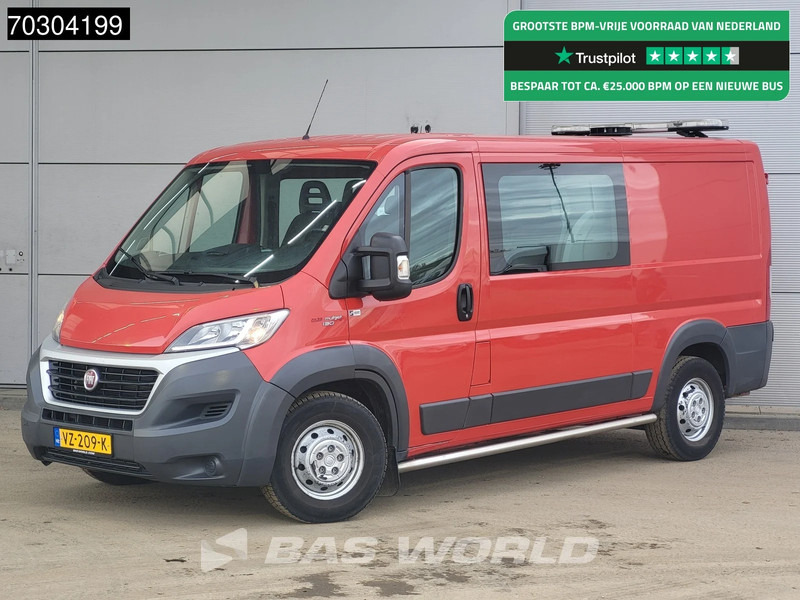 Fiat Ducato 130pk Dubbel Cabine L2H1 Trekhaak Airco Camera Werkplaatsinrichting APK 09-2026 Euro6 DC Doka Mixto L2 Airco Trekhaak - Furgão: foto 1 Fiat Ducato 130pk Dubbel Cabine L2H1 Trekhaak Airco Camera Werkplaatsinrichting APK 09-2026 Euro6 DC Doka Mixto L2 Airco Trekhaak - Furgão: foto 1
