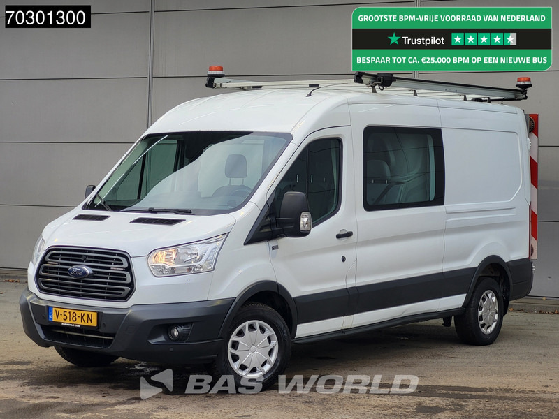 Ford Transit 130pk Dubbel Cabine L3H2 Pijlwagen Actiewagen Trekhaak Navi Airco Cruise Camera Parkeersensoren v+a Imperiaal RWD Euro6 DC Doka - Furgão: foto 1 Ford Transit 130pk Dubbel Cabine L3H2 Pijlwagen Actiewagen Trekhaak Navi Airco Cruise Camera Parkeersensoren v+a Imperiaal RWD Euro6 DC Doka - Furgão: foto 1