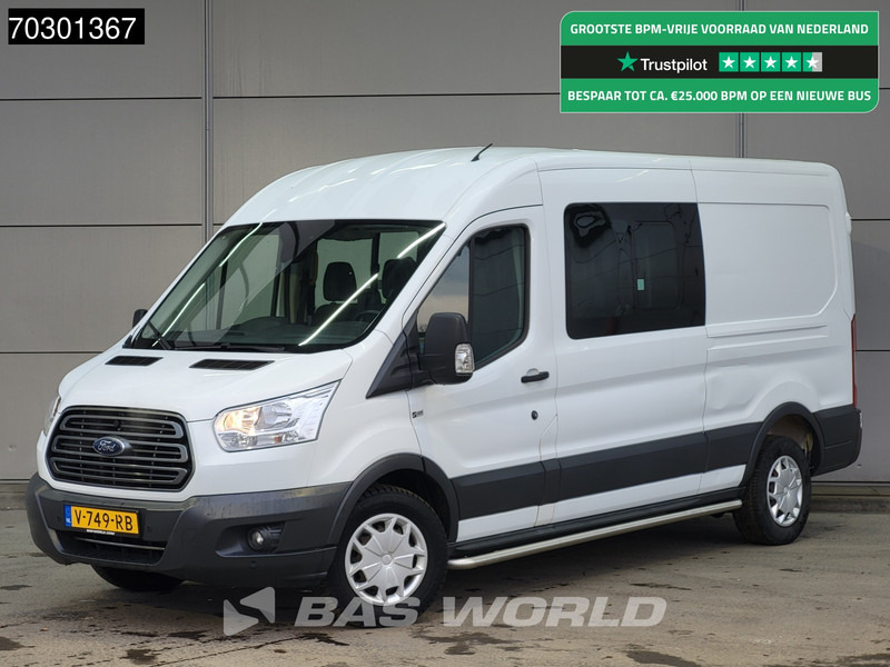 Ford Transit 130pk Dubbel Cabine L3H2 Trekhaak Airco Cruise Camera Parkeersensoren Euro6 DC Doka Mixto Airco Trekhaak Cruise control - Furgão compacto: foto 1 Ford Transit 130pk Dubbel Cabine L3H2 Trekhaak Airco Cruise Camera Parkeersensoren Euro6 DC Doka Mixto Airco Trekhaak Cruise control - Furgão compacto: foto 1