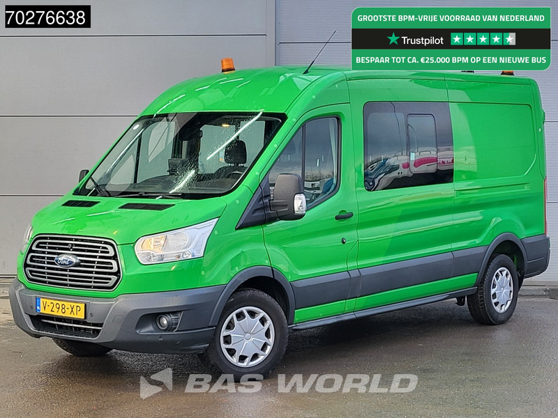 Ford Transit 130pk Dubbel Cabine L3H2 Trekhaak Navi Airco Cruise Camera Parkeersensoren Werkplaatsinrichting Euro6 DC Doka Mixto 7m3 Airco Du - Furgão: foto 1 Ford Transit 130pk Dubbel Cabine L3H2 Trekhaak Navi Airco Cruise Camera Parkeersensoren Werkplaatsinrichting Euro6 DC Doka Mixto 7m3 Airco Du - Furgão: foto 1