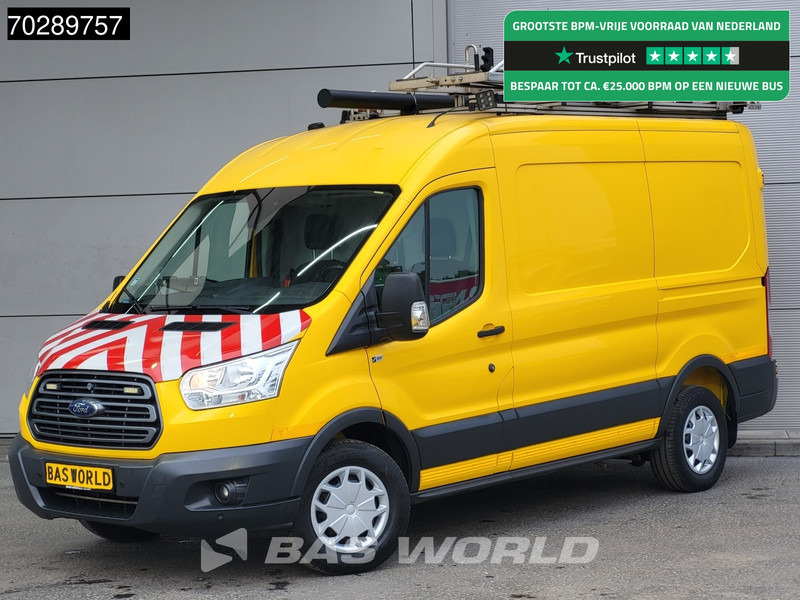 Furgão Ford Transit 130pk L2H2 Navi Airco Cruise Camera Parkeersensoren Standkachel Werkplaatsinrichting Euro6 L2 10m3 Airco Cruise control: foto 1