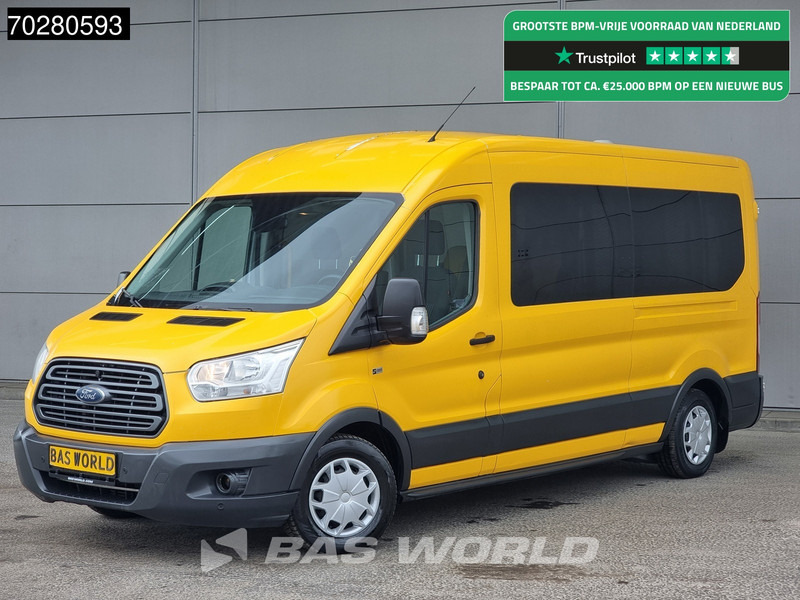 Ford Transit 130pk Personenvervoer Luchtvering Taxi L3H2 Ramp Airco Cruise Parkeersensoren Euro6 Kombi Tourer 11m3 Airco Cruise control - Minibus, Furgão de passageiros: foto 1 Ford Transit 130pk Personenvervoer Luchtvering Taxi L3H2 Ramp Airco Cruise Parkeersensoren Euro6 Kombi Tourer 11m3 Airco Cruise control - Minibus, Furgão de passageiros: foto 1