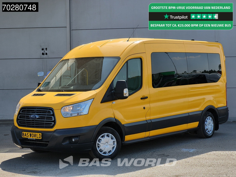 Ford Transit 130pk Personenvervoer Luchtvering Taxi L3H2 Ramp Airco Cruise Parkeersensoren Euro6 Kombi Tourer 9-zitter 9-Sitze 11m3 Airco Cru - Minibus, Furgão de passageiros: foto 1 Ford Transit 130pk Personenvervoer Luchtvering Taxi L3H2 Ramp Airco Cruise Parkeersensoren Euro6 Kombi Tourer 9-zitter 9-Sitze 11m3 Airco Cru - Minibus, Furgão de passageiros: foto 1