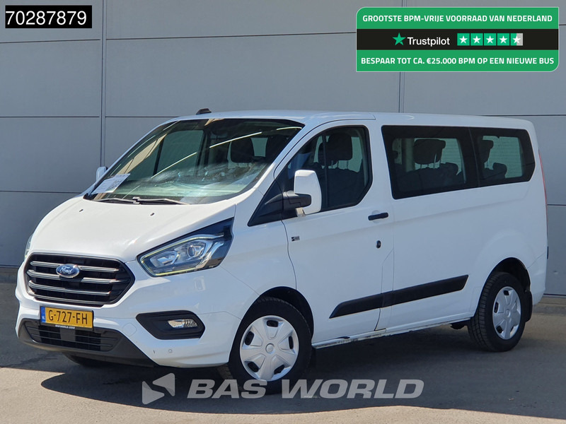 Ford Transit Custom 105pk Personenvervoer Incl.BPM/Ex. BTW 9-Persoons Airco Cruise LED Parkeersensoren Taxi Passenger Transport Kombi Tourer Euro6 L - Minibus, Furgão de passageiros: foto 1 Ford Transit Custom 105pk Personenvervoer Incl.BPM/Ex. BTW 9-Persoons Airco Cruise LED Parkeersensoren Taxi Passenger Transport Kombi Tourer Euro6 L - Minibus, Furgão de passageiros: foto 1