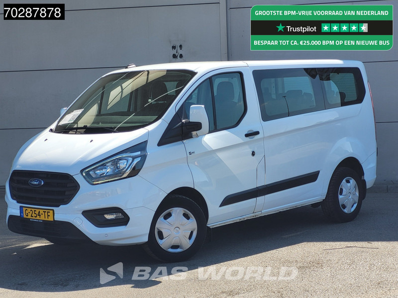 Ford Transit Custom 105pk Personenvervoer Incl.BPM/Ex. BTW 9-Persoons Airco Cruise LED Parkeersensoren Taxi Passenger Transport Kombi Tourer Euro6 L - Minibus, Furgão de passageiros: foto 1 Ford Transit Custom 105pk Personenvervoer Incl.BPM/Ex. BTW 9-Persoons Airco Cruise LED Parkeersensoren Taxi Passenger Transport Kombi Tourer Euro6 L - Minibus, Furgão de passageiros: foto 1