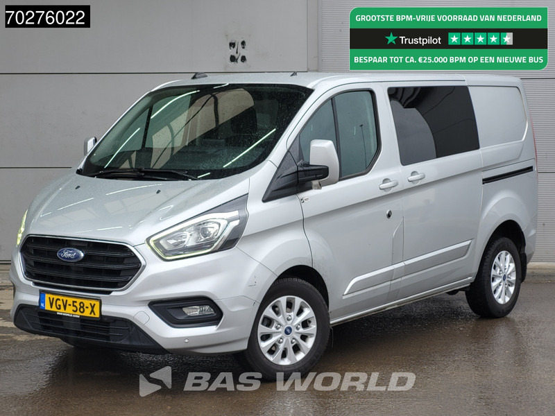 Ford Transit Custom 130PK Dubbel Cabine Automaat L1H1 LED Navi Trekhaak Camera Parkeersensoren Airco Cruise Doka Mixto L1 3Ton Airco Dubbel cabine T - Furgão compacto: foto 1 Ford Transit Custom 130PK Dubbel Cabine Automaat L1H1 LED Navi Trekhaak Camera Parkeersensoren Airco Cruise Doka Mixto L1 3Ton Airco Dubbel cabine T - Furgão compacto: foto 1