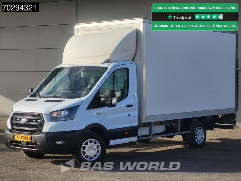 Carrinha de contentor Ford Transit Custom 130PK Laadklep Bakwagen Airco Cruise Euro6 Meubelbak Koffer Bakwagen 19m3 Airco Cruise control: foto 1
