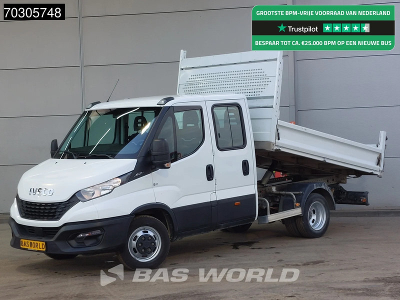 Iveco Daily 35C14 Kipper Dubbel Cabine Dubbellucht 3,5t Trekhaak Airco Cruise Euro6 Tipper Benne Kieper Airco Trekhaak Cruise control - Carrinha basculante: foto 1 Iveco Daily 35C14 Kipper Dubbel Cabine Dubbellucht 3,5t Trekhaak Airco Cruise Euro6 Tipper Benne Kieper Airco Trekhaak Cruise control - Carrinha basculante: foto 1