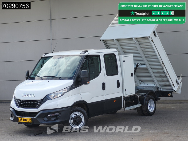 Iveco Daily 35C14 Kipper met Kist Dubbel Cabine Dubbellucht 3,5t Trekhaak Airco Cruise Euro6 Kieper Tipper Benne 2m3 Airco Trekhaak Cruise c - Carrinha basculante: foto 1 Iveco Daily 35C14 Kipper met Kist Dubbel Cabine Dubbellucht 3,5t Trekhaak Airco Cruise Euro6 Kieper Tipper Benne 2m3 Airco Trekhaak Cruise c - Carrinha basculante: foto 1
