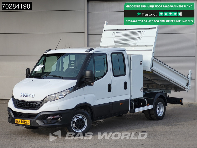Iveco Daily 35C14 Kipper met Kist Dubbel Cabine Dubbellucht 3,5t Trekhaak Airco Cruise Euro6 Kieper Tipper Benne 2m3 Airco Trekhaak Cruise c - Carrinha basculante: foto 1 Iveco Daily 35C14 Kipper met Kist Dubbel Cabine Dubbellucht 3,5t Trekhaak Airco Cruise Euro6 Kieper Tipper Benne 2m3 Airco Trekhaak Cruise c - Carrinha basculante: foto 1