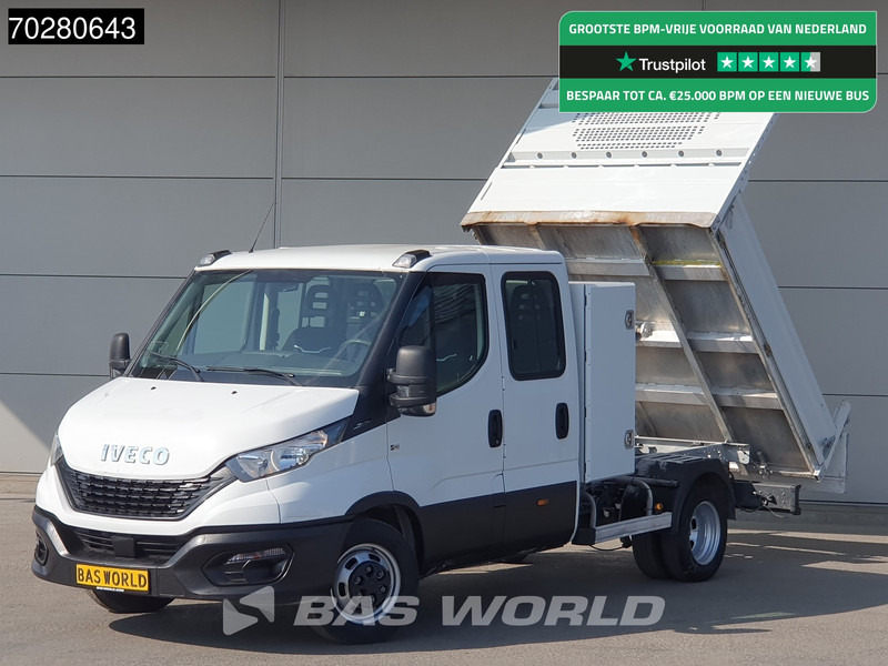 Iveco Daily 35C14 Kipper met Kist Dubbel Cabine Dubbellucht 3,5t Trekhaak Airco Cruise Euro6 Tipper Benne Kieper 2m3 Airco Trekhaak Cruise c - Carrinha basculante: foto 1 Iveco Daily 35C14 Kipper met Kist Dubbel Cabine Dubbellucht 3,5t Trekhaak Airco Cruise Euro6 Tipper Benne Kieper 2m3 Airco Trekhaak Cruise c - Carrinha basculante: foto 1