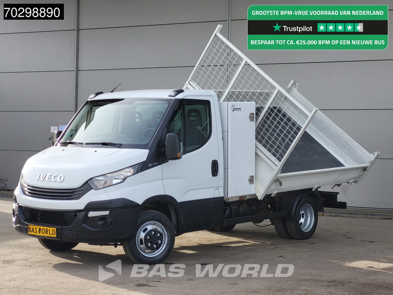 Iveco Daily 35C15 3.0L Kipper met Kist Dubbellucht 3,5t Trekhaak 150PK Airco Euro6 Tipper Benne Kieper Airco Trekhaak Cruise control - Carrinha basculante: foto 1 Iveco Daily 35C15 3.0L Kipper met Kist Dubbellucht 3,5t Trekhaak 150PK Airco Euro6 Tipper Benne Kieper Airco Trekhaak Cruise control - Carrinha basculante: foto 1