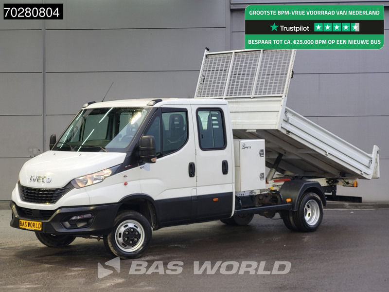 Iveco Daily 35C16 3.0L Kipper Dubbel Cabine met Kist 3,5t trekhaak Dubbellucht Navi Airco Cruise Tipper Benne Kieper Airco Dubbel cabine Tre - Carrinha basculante: foto 1 Iveco Daily 35C16 3.0L Kipper Dubbel Cabine met Kist 3,5t trekhaak Dubbellucht Navi Airco Cruise Tipper Benne Kieper Airco Dubbel cabine Tre - Carrinha basculante: foto 1