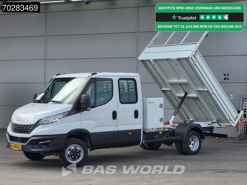 Iveco Daily 35C16 3.0L Kipper met Kist Dubbel Cabine 160PK Dubbellucht 3,5t Trekhaak Navi Airco Cruise Camera Euro6 Kieper Tipper Benne 2m3 - Carrinha basculante: foto 1 Iveco Daily 35C16 3.0L Kipper met Kist Dubbel Cabine 160PK Dubbellucht 3,5t Trekhaak Navi Airco Cruise Camera Euro6 Kieper Tipper Benne 2m3 - Carrinha basculante: foto 1