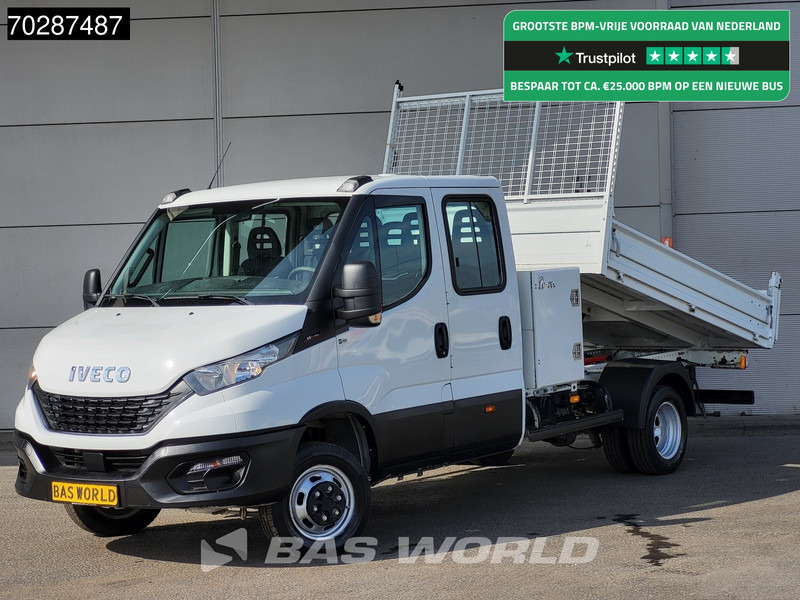 Iveco Daily 35C16 3.0L Kipper met Kist Dubbel Cabine 3,5t Trekhaak Navi Airco Cruise Camera Euro6 Kieper Tipper Benne 2m3 Airco Cruise contr - Carrinha basculante: foto 1 Iveco Daily 35C16 3.0L Kipper met Kist Dubbel Cabine 3,5t Trekhaak Navi Airco Cruise Camera Euro6 Kieper Tipper Benne 2m3 Airco Cruise contr - Carrinha basculante: foto 1