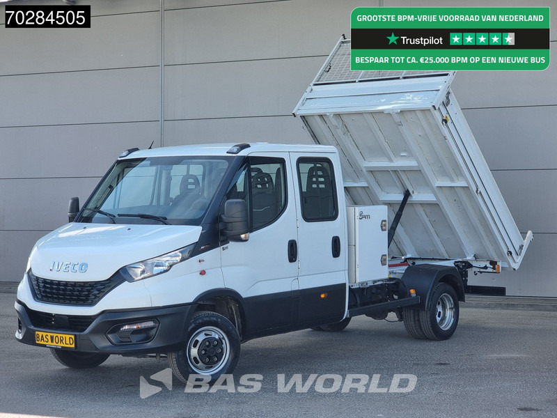 Iveco Daily 35C16 3.0L Kipper met Kist Dubbel Cabine Dubbellucht 3,5t Trekhaak Airco Cruise Euro6 Kieper Tipper Benne Airco Dubbel cabine Tr - Carrinha de caixa aberta: foto 1 Iveco Daily 35C16 3.0L Kipper met Kist Dubbel Cabine Dubbellucht 3,5t Trekhaak Airco Cruise Euro6 Kieper Tipper Benne Airco Dubbel cabine Tr - Carrinha de caixa aberta: foto 1