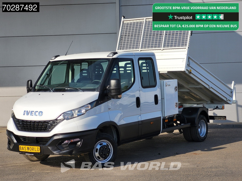 Iveco Daily 35C16 3.0L Kipper met Kist Dubbel Cabine Dubbellucht 3,5t Trekhaak Navi Airco Cruise Camera Euro6 Tipper Benne Kieper 2m3 Airco - Carrinha basculante: foto 1 Iveco Daily 35C16 3.0L Kipper met Kist Dubbel Cabine Dubbellucht 3,5t Trekhaak Navi Airco Cruise Camera Euro6 Tipper Benne Kieper 2m3 Airco - Carrinha basculante: foto 1