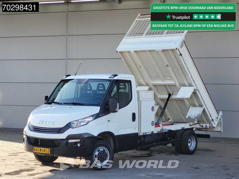 Iveco Daily 35C16 Automaat Kipper met Kist Dubbellucht 3,5t Trekhaak Airco Cruise Euro6 Tipper Benne Kieper Airco Trekhaak Cruise control - Carrinha basculante: foto 1 Iveco Daily 35C16 Automaat Kipper met Kist Dubbellucht 3,5t Trekhaak Airco Cruise Euro6 Tipper Benne Kieper Airco Trekhaak Cruise control - Carrinha basculante: foto 1