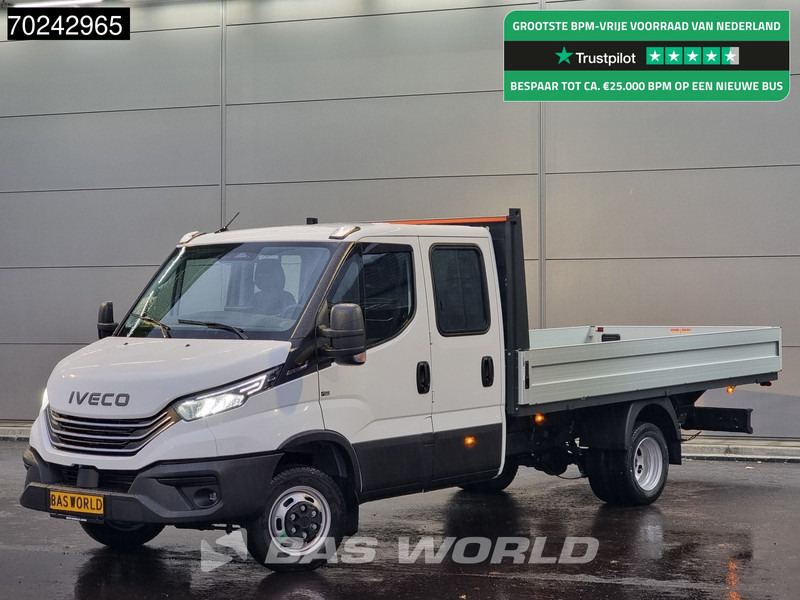 Iveco Daily 35C18 3.0 180PK Nwe model 2025 Dubbel Cabine Open laadbak Navi ACC LED 3,5T Trekvermogen Pritsche Pickup Airco Dubbel cabine - Carrinha de caixa aberta: foto 1 Iveco Daily 35C18 3.0 180PK Nwe model 2025 Dubbel Cabine Open laadbak Navi ACC LED 3,5T Trekvermogen Pritsche Pickup Airco Dubbel cabine - Carrinha de caixa aberta: foto 1