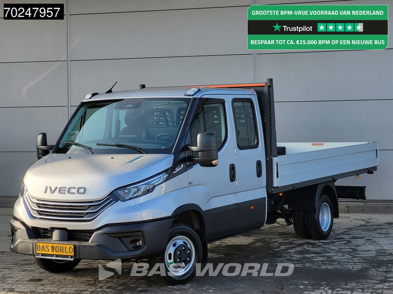 Iveco Daily 35C18 3.0 180PK Nwe model 2025 Dubbel Cabine Open laadbak Navi ACC LED 3,5T Trekvermogen Pritsche Pickup Airco Dubbel cabine - Carrinha de caixa aberta: foto 1 Iveco Daily 35C18 3.0 180PK Nwe model 2025 Dubbel Cabine Open laadbak Navi ACC LED 3,5T Trekvermogen Pritsche Pickup Airco Dubbel cabine - Carrinha de caixa aberta: foto 1