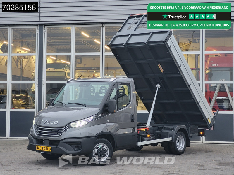 Iveco Daily 35C21 3.0L 210PK Automaat Open Laadbak 2025 model ACC Airco CarPlay Pritsche Pickup Open Box Airco - Carrinha de caixa aberta: foto 1 Iveco Daily 35C21 3.0L 210PK Automaat Open Laadbak 2025 model ACC Airco CarPlay Pritsche Pickup Open Box Airco - Carrinha de caixa aberta: foto 1
