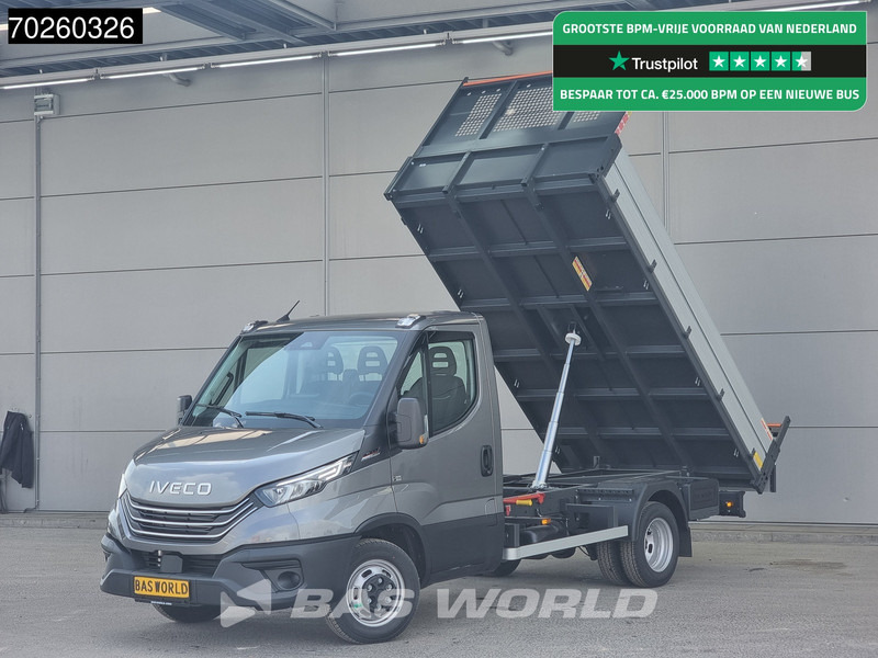 Iveco Daily 35C21 3.0L Automaat 210PK Open Laadbak Dubbellucht 2025-Model 3,5T Trekvermogen LED ACC Airco CarPlay Euro6 Tipper Benne Kieper - Carrinha basculante: foto 1 Iveco Daily 35C21 3.0L Automaat 210PK Open Laadbak Dubbellucht 2025-Model 3,5T Trekvermogen LED ACC Airco CarPlay Euro6 Tipper Benne Kieper - Carrinha basculante: foto 1