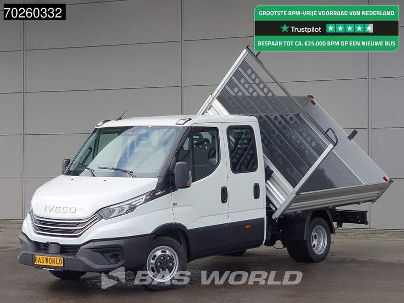 Iveco Daily 35C21 3-Zijdige Kipper Dubbel Cabine 210PK 3.0L Dubbellucht 3,5t Trekhaak ACC Airco LED Camera CarPlay Euro6 Tipper Benne Kieper - Carrinha basculante: foto 1 Iveco Daily 35C21 3-Zijdige Kipper Dubbel Cabine 210PK 3.0L Dubbellucht 3,5t Trekhaak ACC Airco LED Camera CarPlay Euro6 Tipper Benne Kieper - Carrinha basculante: foto 1
