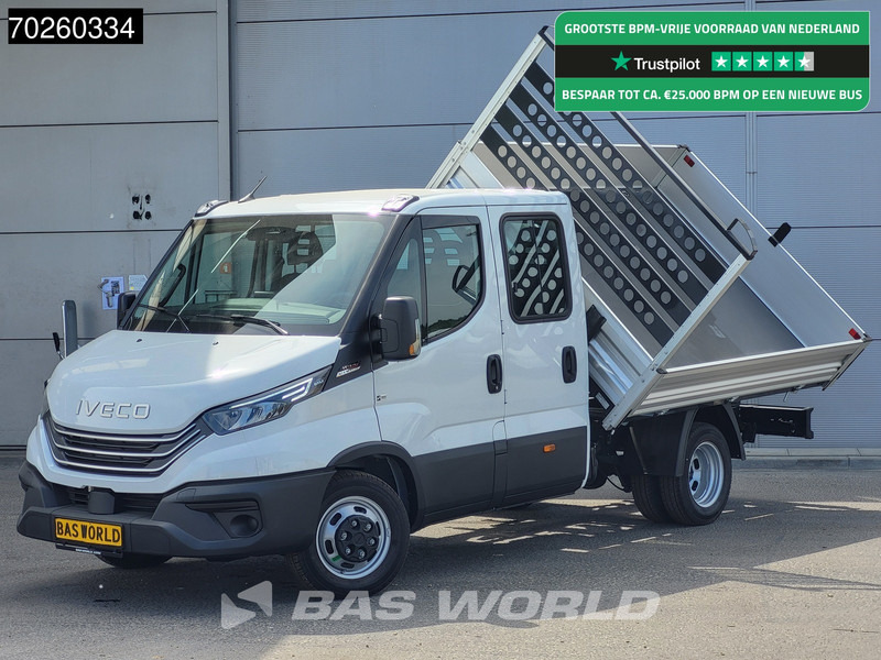 Iveco Daily 35C21 3-Zijdige Kipper Dubbel Cabine 210PK 3.0L Dubbellucht 3,5t Trekhaak ACC Airco LED Camera CarPlay Euro6 Tipper Benne Kieper - Carrinha basculante: foto 1 Iveco Daily 35C21 3-Zijdige Kipper Dubbel Cabine 210PK 3.0L Dubbellucht 3,5t Trekhaak ACC Airco LED Camera CarPlay Euro6 Tipper Benne Kieper - Carrinha basculante: foto 1