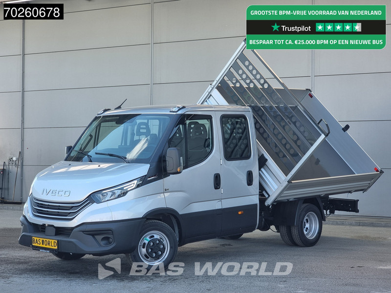 Iveco Daily 35C21 3 zijdige Kipper Dubbel Cabine 210PK 3.0L Dubbellucht Airco Cruise LED Camera Tipper Benne Kieper 2m3 Airco - Carrinha basculante: foto 1 Iveco Daily 35C21 3 zijdige Kipper Dubbel Cabine 210PK 3.0L Dubbellucht Airco Cruise LED Camera Tipper Benne Kieper 2m3 Airco - Carrinha basculante: foto 1