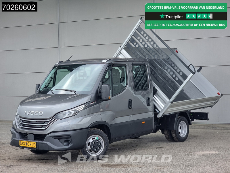 Iveco Daily 35C21 3 zijdige Kipper Dubbel Cabine 210PK 3.0L Dubbellucht Airco Cruise LED Camera Tipper Benne Kieper 2m3 Airco - Carrinha basculante: foto 1 Iveco Daily 35C21 3 zijdige Kipper Dubbel Cabine 210PK 3.0L Dubbellucht Airco Cruise LED Camera Tipper Benne Kieper 2m3 Airco - Carrinha basculante: foto 1